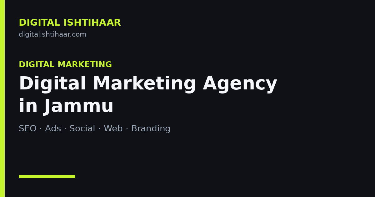 Digital Marketing Agency in Jammu