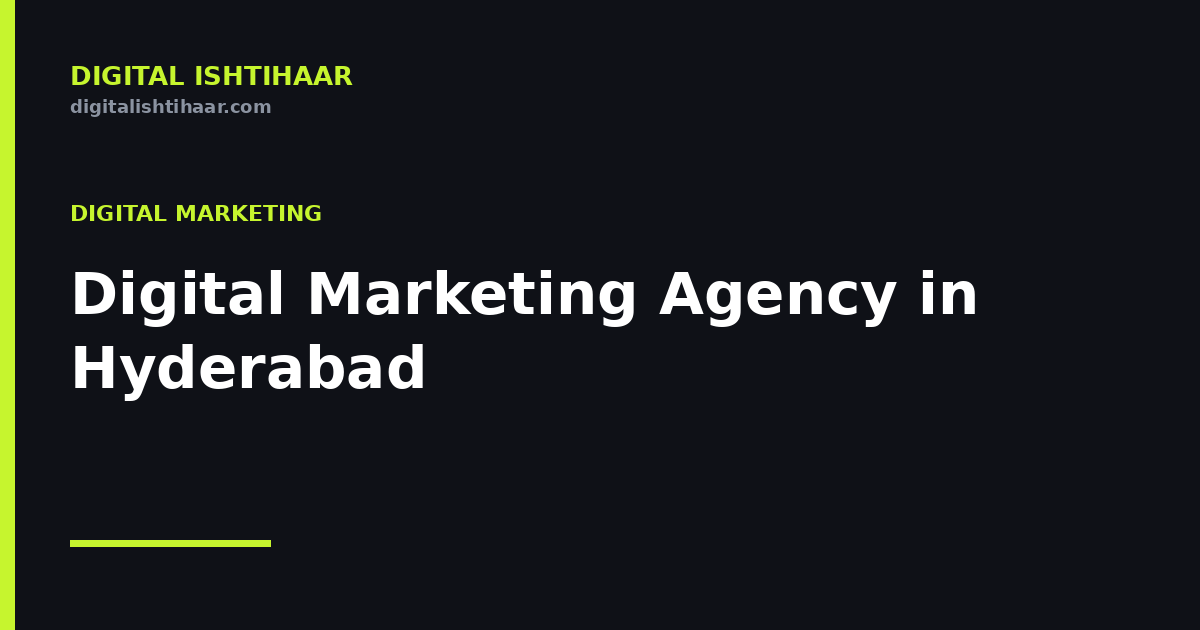 Digital Marketing Agency in Hyderabad